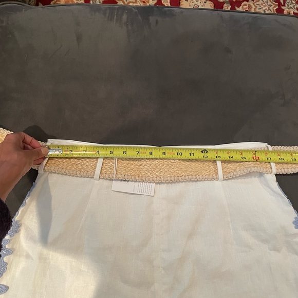 Zimmermann Raie Crochet Trim Linen Shorts SIZE AU 4 ( US 10 to 12) - Picture 12 of 12